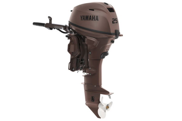 Yamaha 25hp Outboard | F25LWHC3 | Matte Brown